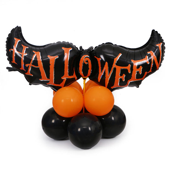 Halloween Pumpkins Balloon Decoration Bat Helium Balloons