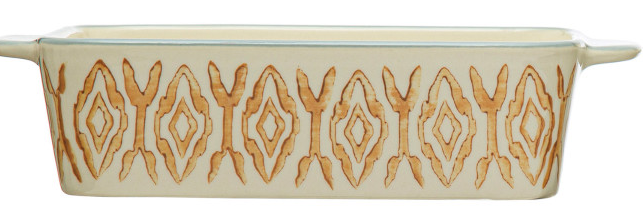 Hand-Stamped Stone Baker