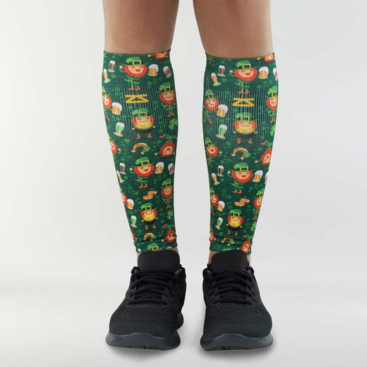 Happy Leprechauns Compression Leg SleeveCompression Sleeves - Zensah