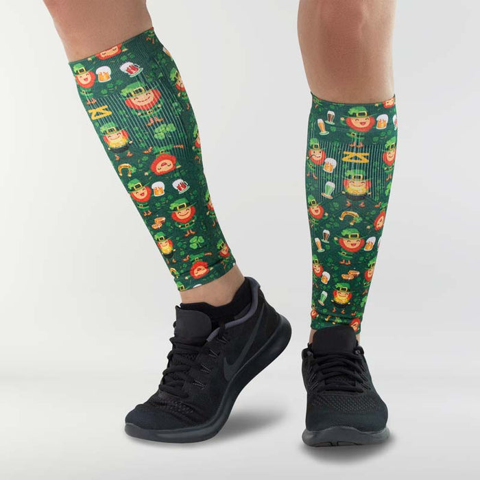 Happy Leprechauns Compression Leg SleeveCompression Sleeves - Zensah