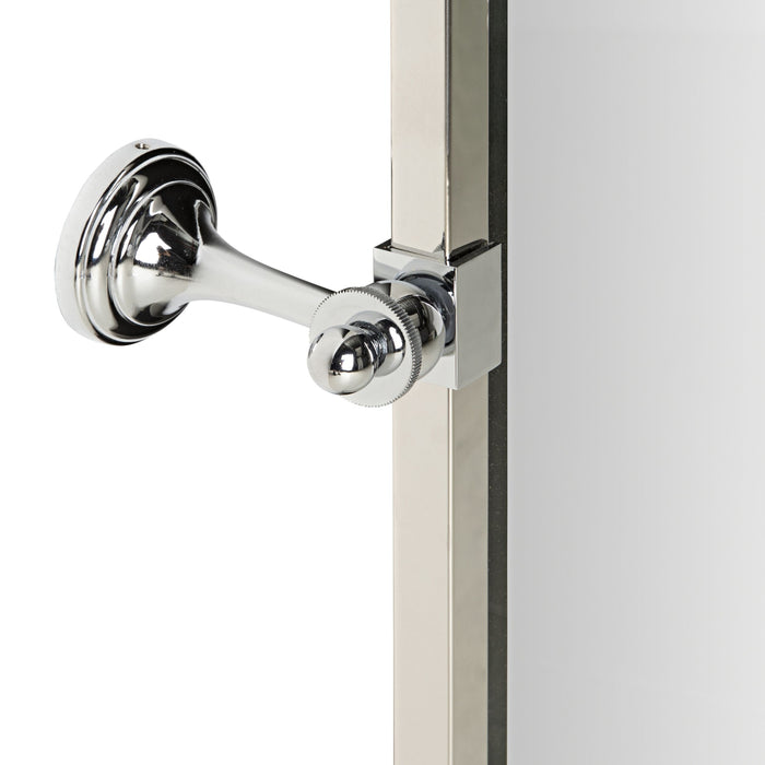 Hayden Square Pivot Mirror Chrome