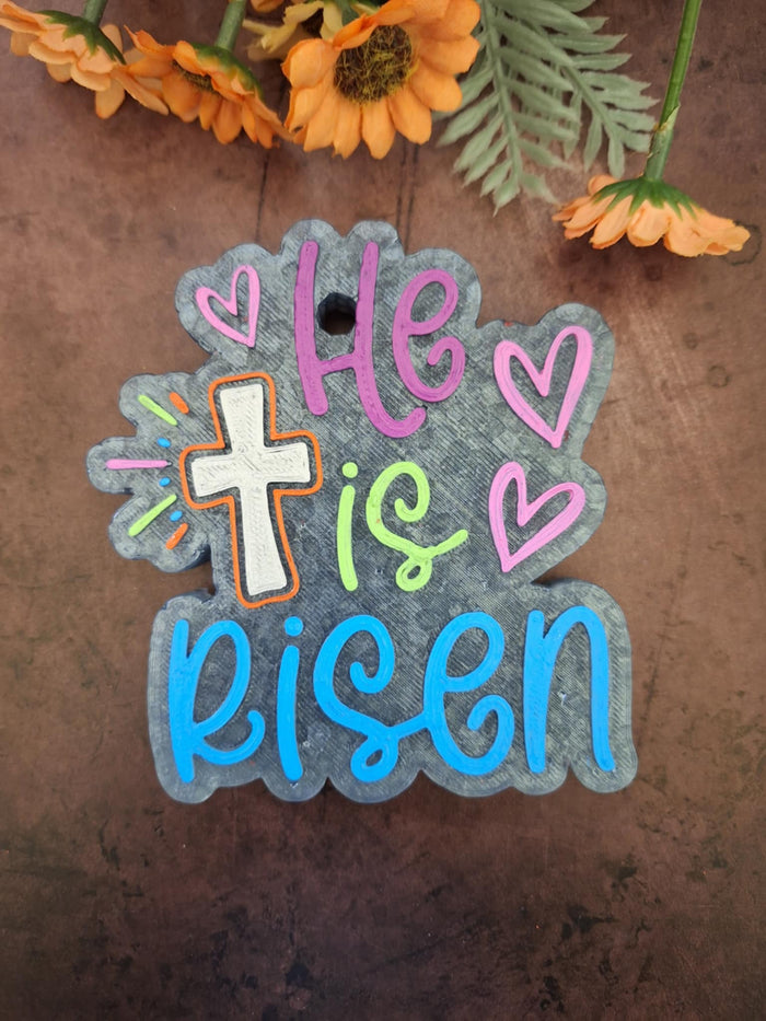 He is Risen Silicone Mold