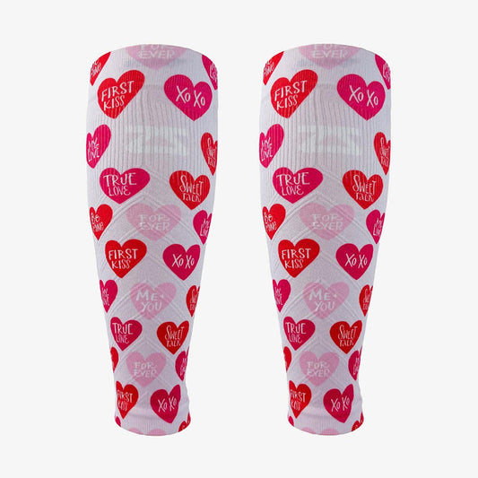 Heart Phrases Compression Leg SleevesLeg Sleeves - Zensah