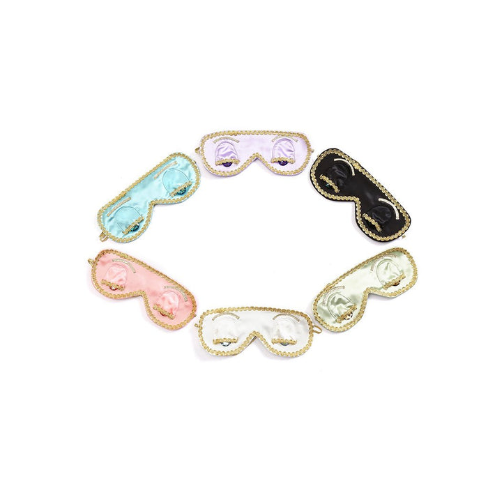 Holly Eye Cover in Technicolor – Audrey-Inspired Sleep Mask & Giftable Eye Pillow for Halloween & Everyday Glam - Utopiat