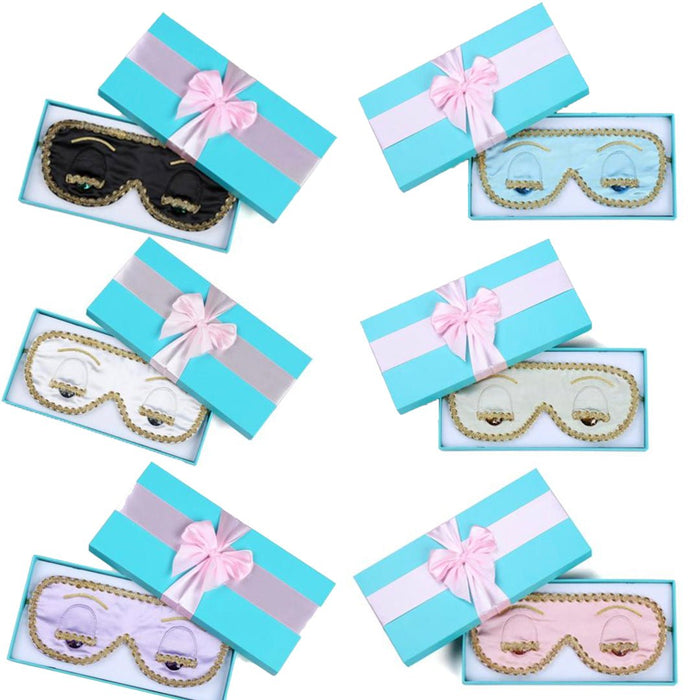 Holly Eye Cover in Technicolor – Audrey-Inspired Sleep Mask & Giftable Eye Pillow for Halloween & Everyday Glam - Utopiat