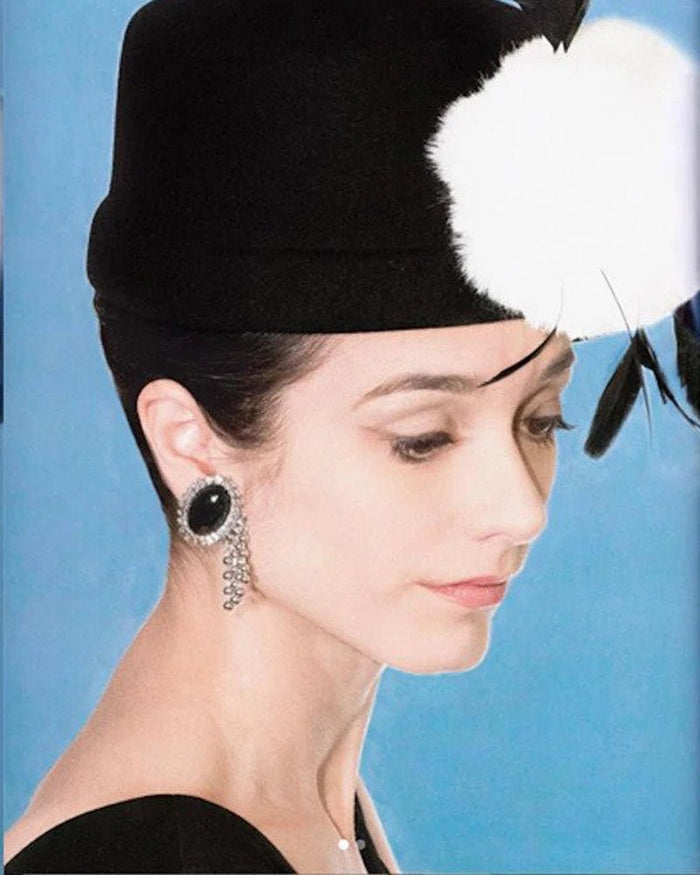 Holly Golightly Feather Hat Complete Costume Set (Rental) - Utopiat