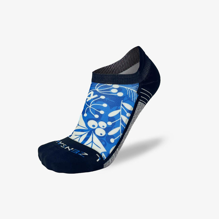Holly Leaves Running Socks (No Show)Socks - Zensah