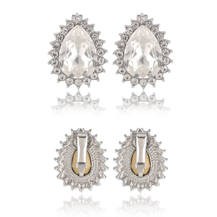 Holly Premium Crystal Earrings – Audrey - Inspired Sparkle for Halloween Glam & Everyday Sophistication - Utopiat