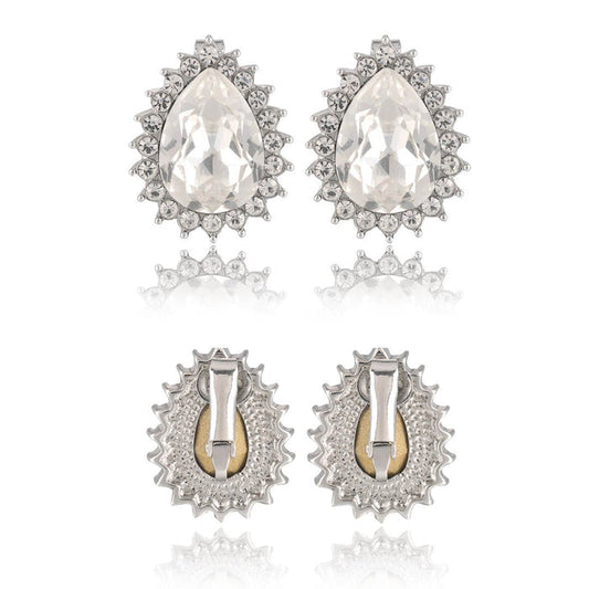 Holly Premium Crystal Earrings – Audrey - Inspired Sparkle for Halloween Glam & Everyday Sophistication - Utopiat