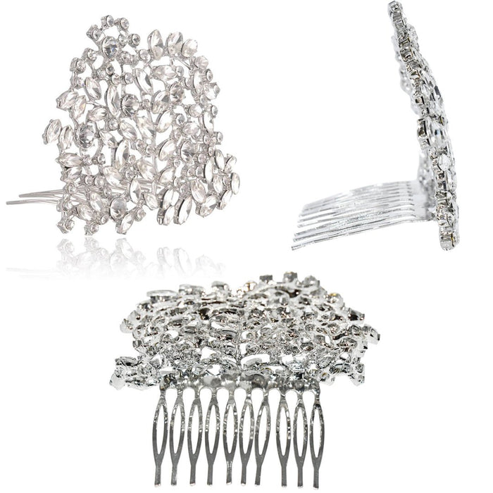 Holly Premium Crystal Tiara – Audrey - Inspired Sparkle for Halloween Regal Glam & Timeless Elegance - Utopiat