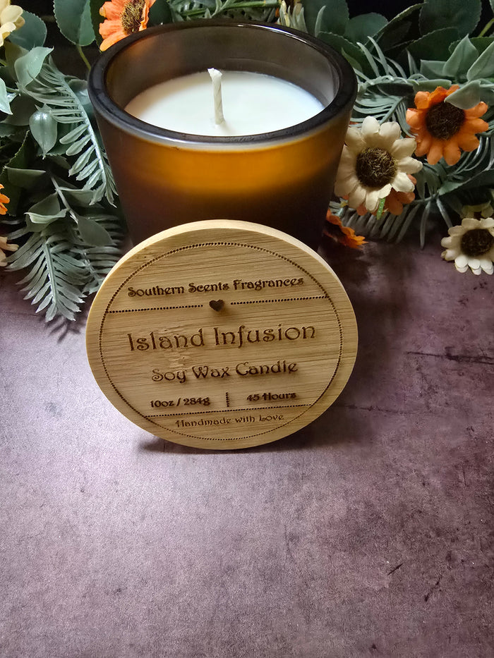 Island Infusion - Soy Wax Candle - Hand Poured - 10oz