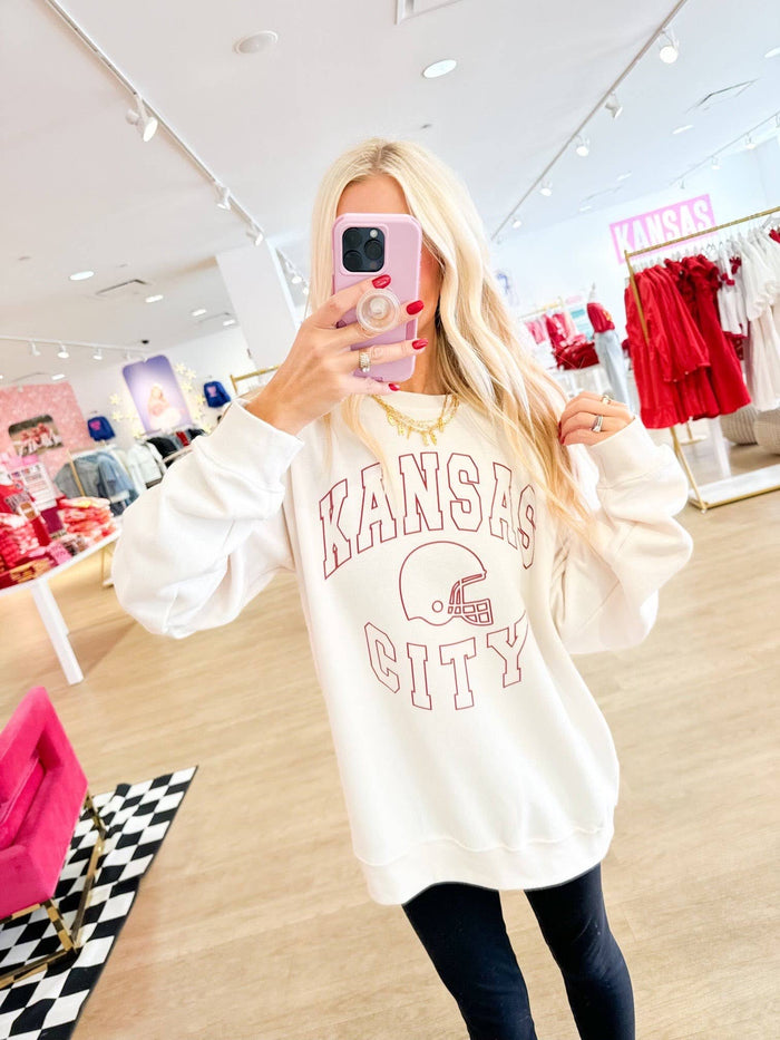 Ivory Helmet Sweatshirt