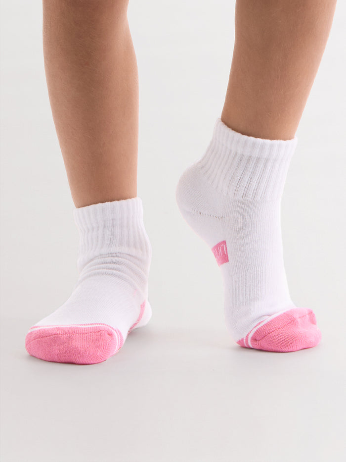 Kids Cushioned Sport Quarter Crew 5 Pack