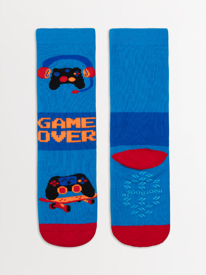 Kids Heat Bods Slipper Sock 2 Pack
