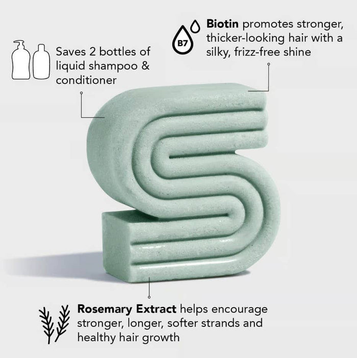 Kitsch Rosemary & Biotin Volumizing Solid Shampoo Bar 3.2oz