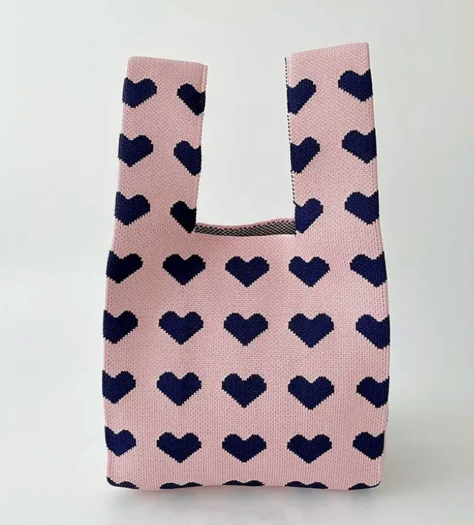 Pink w Black Hearts