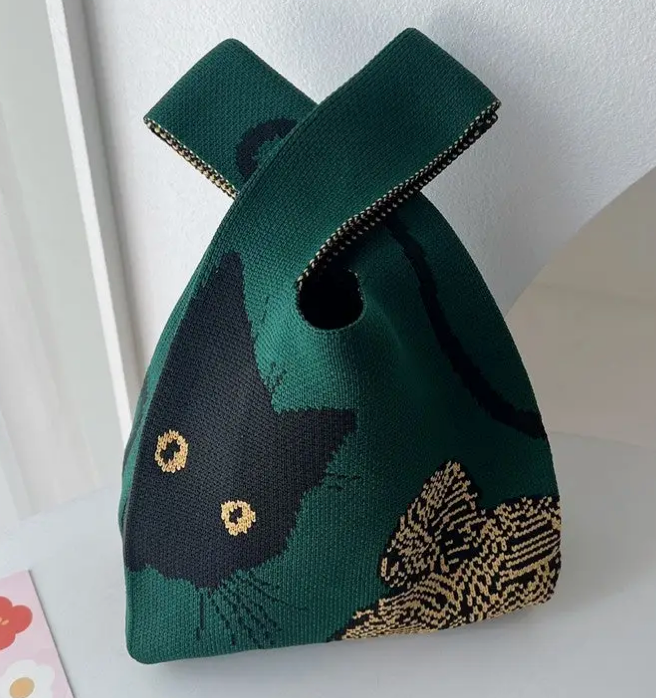 KooPros UZ - Small Woven Knitting Bag