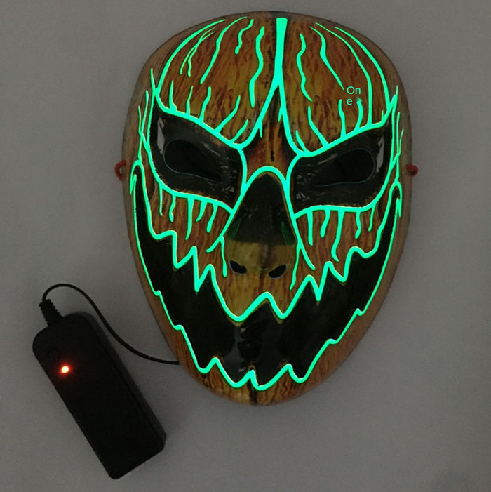 LED Mask Luminous Glowing Halloween Party Mask