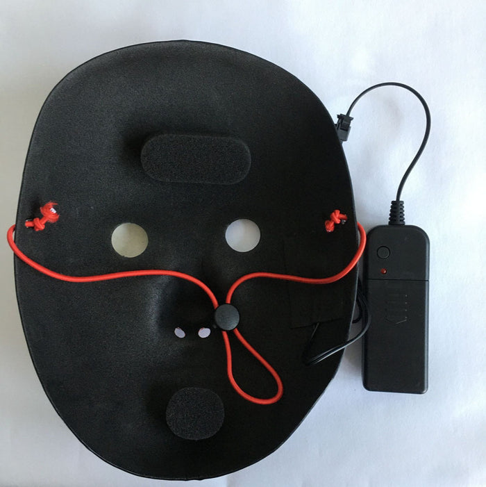 LED Mask Luminous Glowing Halloween Party Mask