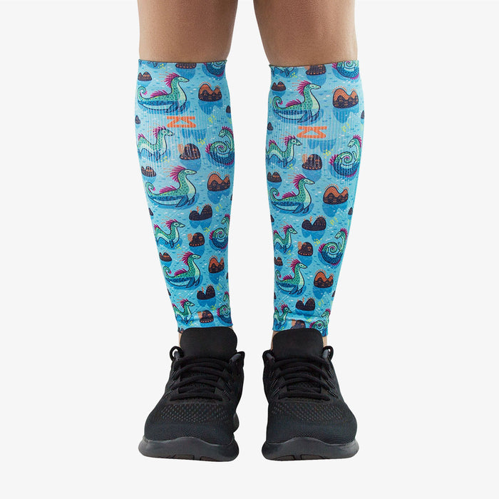Loch Ness Monsters Compression Leg SleevesCompression Sleeves - Zensah