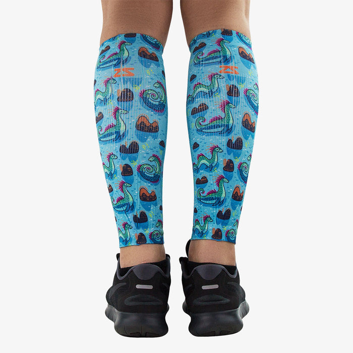 Loch Ness Monsters Compression Leg SleevesCompression Sleeves - Zensah
