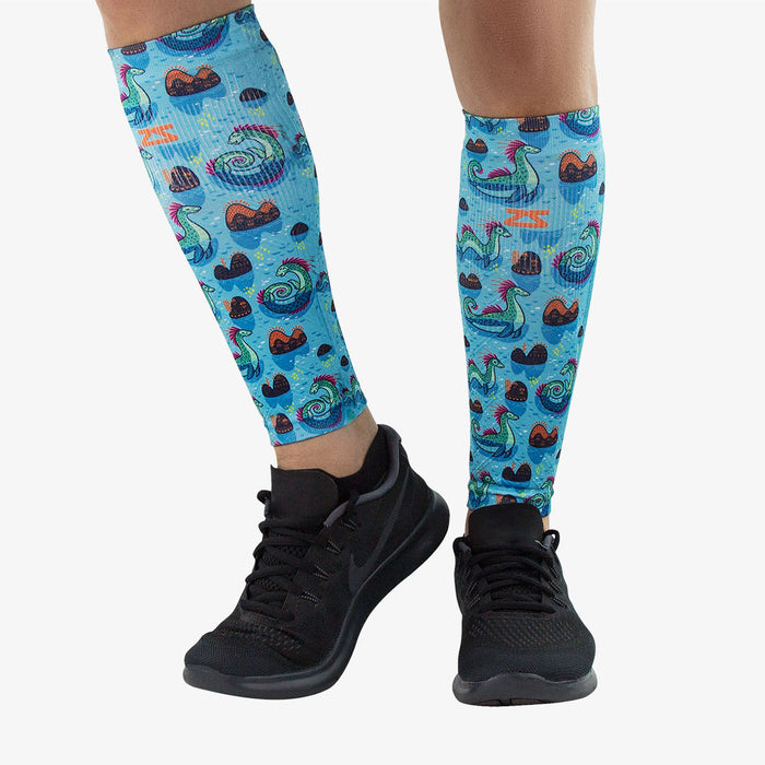 Loch Ness Monsters Compression Leg SleevesCompression Sleeves - Zensah