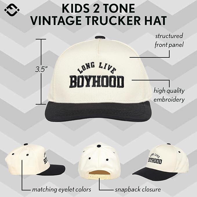 Long Live Boyhood - Black/Beige