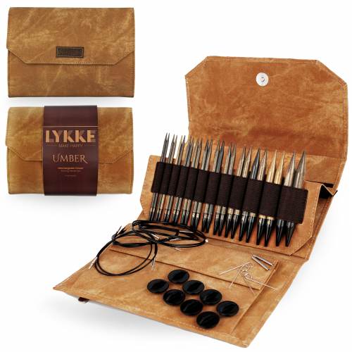 Lykke - Driftwood 5" Interchangable Circular Needle Set