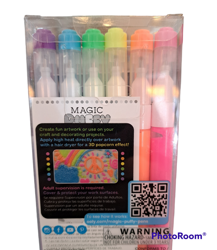 Magic Puffy Pens