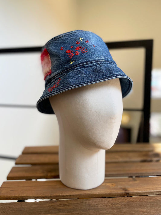 MARNI  CLMC0055LS DENIM HAT
