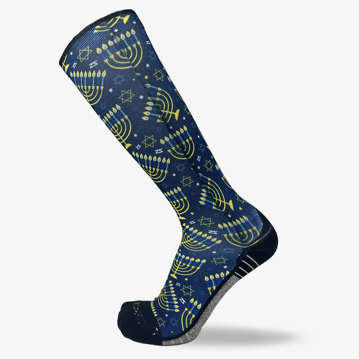 Menorahs and Stars Compression Socks (Knee-High)Socks - Zensah