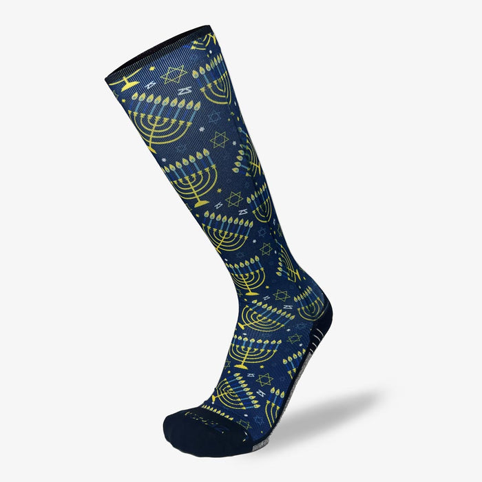 Menorahs and Stars Compression Socks (Knee-High)Socks - Zensah