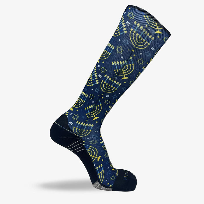 Menorahs and Stars Compression Socks (Knee-High)Socks - Zensah