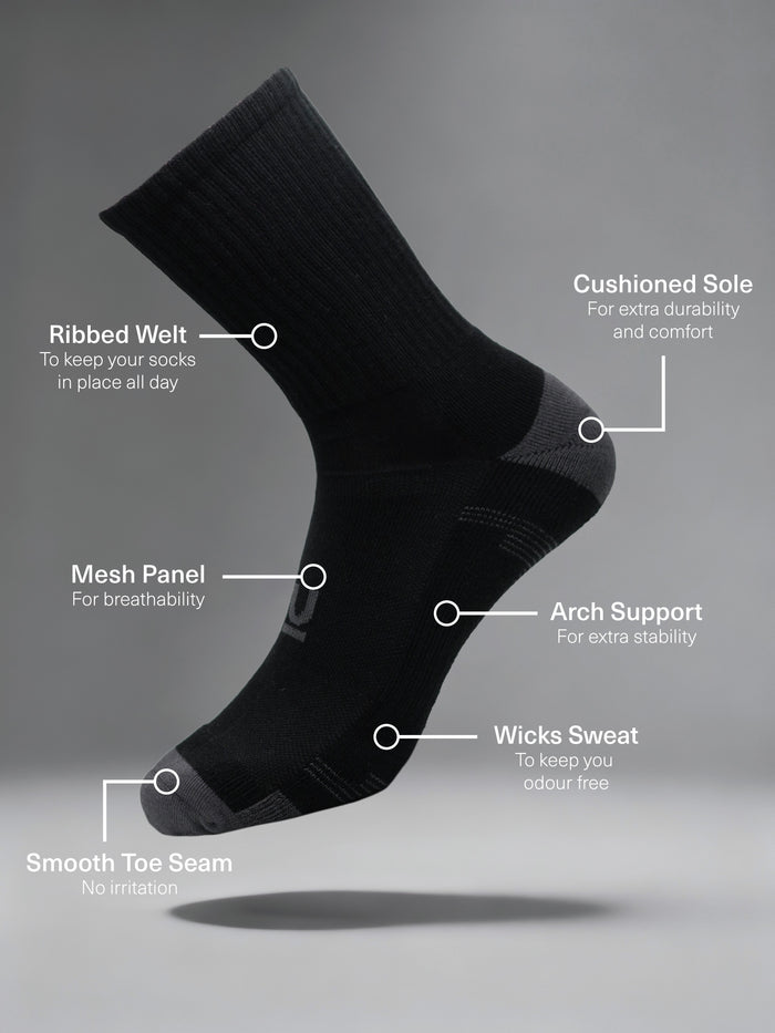 Men's Bamboo Tech Crew 3 Pack