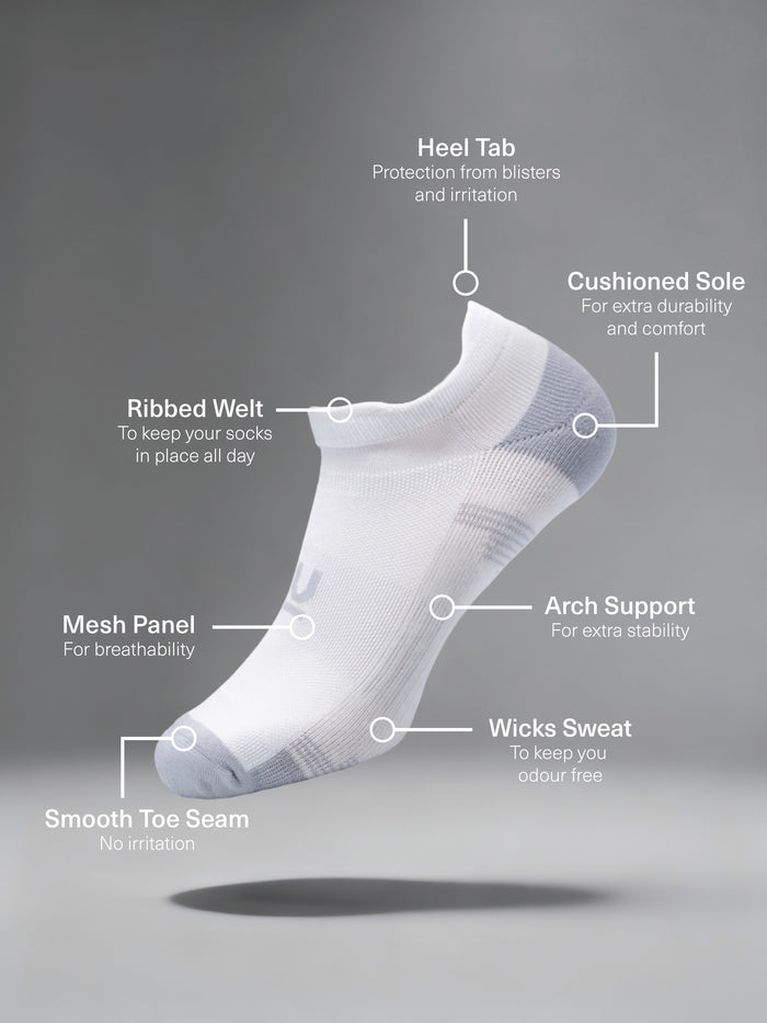 Men's Bamboo Tech Heel Tab 3 Pack