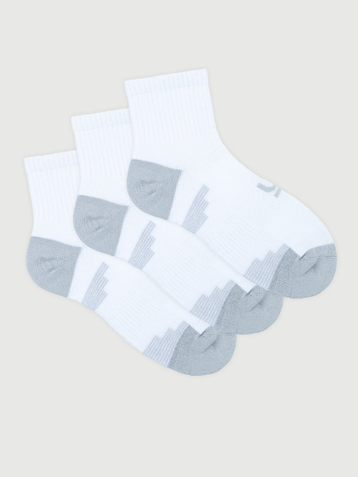 Men's Bamboo Tech Quarter Crew 3 Pack