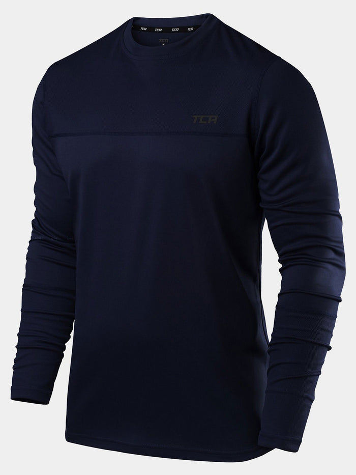 Men's Element Long Sleeve Running Crew Top