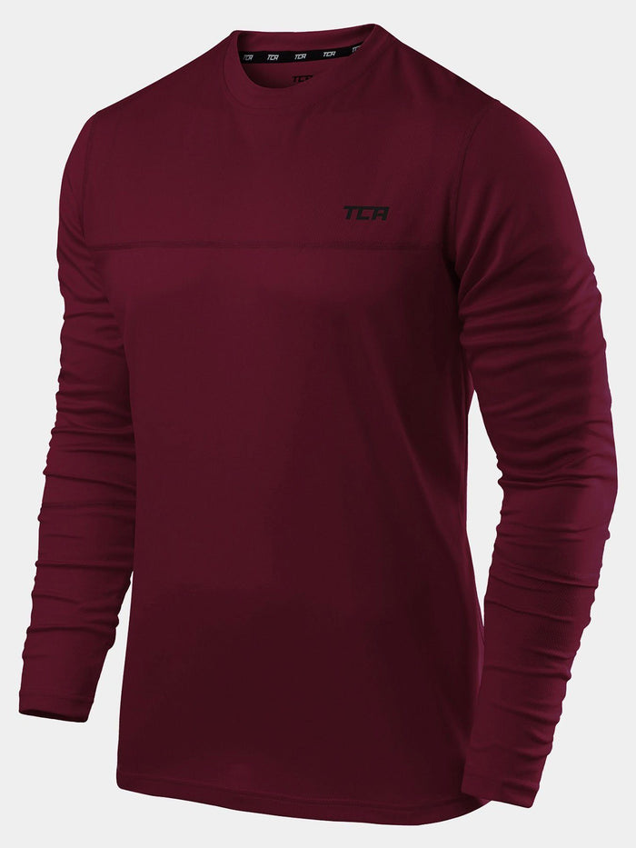 Men's Element Long Sleeve Running Crew Top