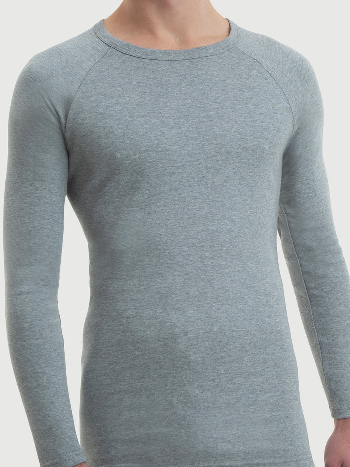 Men's Heat Bods Cotton Long Sleeve Thermal 1 Pack