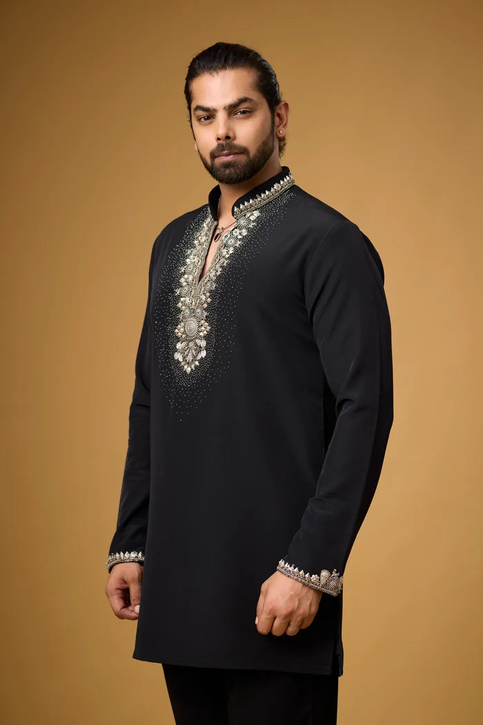 Buy Pearlwork Kurta Set for Men Online India | Mahavir NX