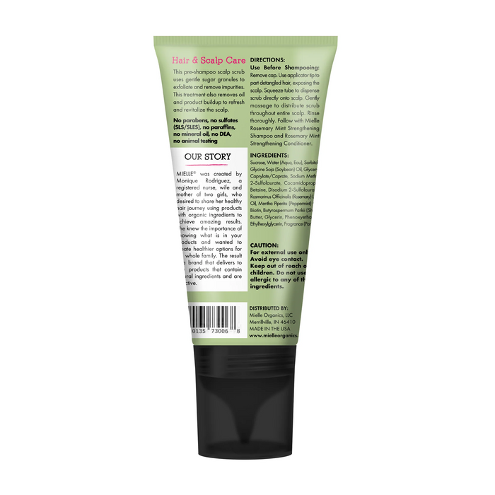 Mielle Organics Rosemary Mint Clarifying Sugar Scalp Scrub 6oz
