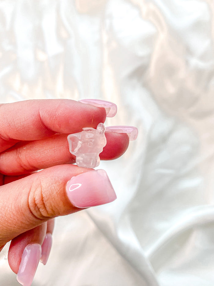 Mini Rose Quartz Dumbo