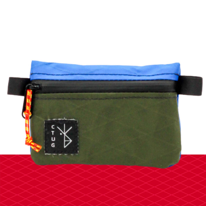 Stitched Seams / Green / Blue