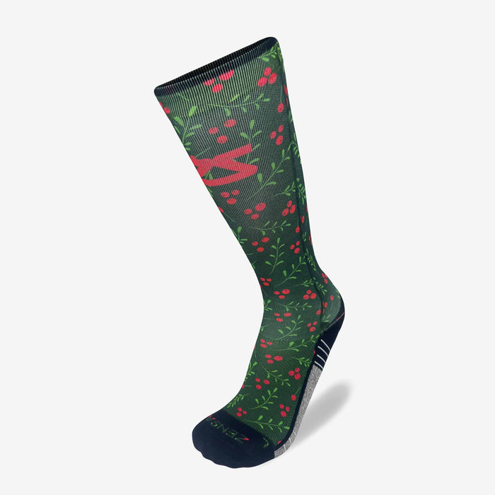 Mistletoe Compression Socks (Knee-High)