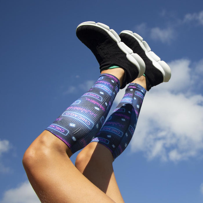 Neon Chicago Compression Leg SleevesLeg Sleeves - Zensah