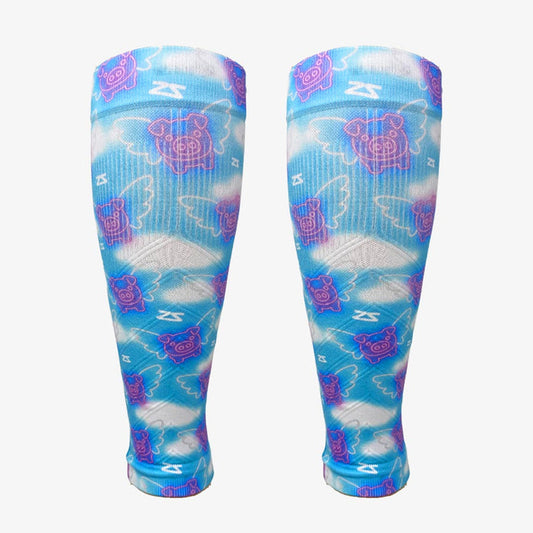 Neon Flying Pigs Compression Leg SleevesLeg Sleeves - Zensah