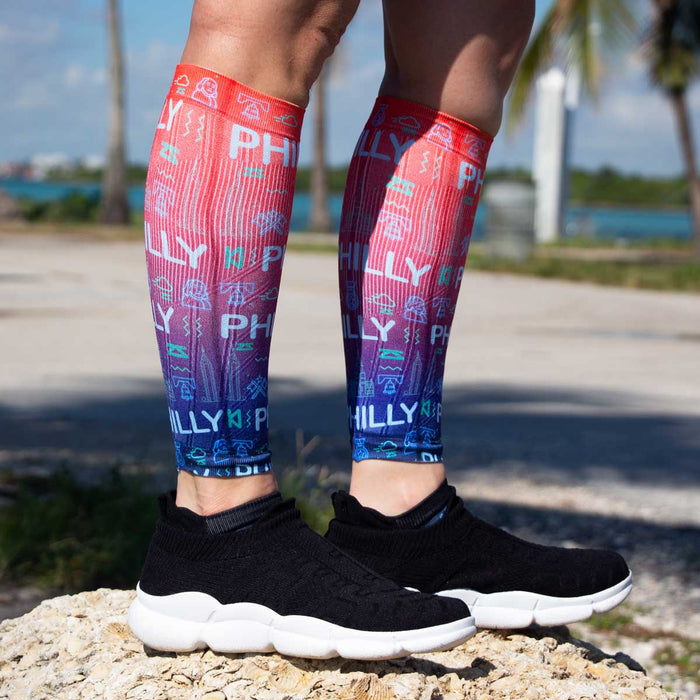 Neon Philly Compression Leg SleevesLeg Sleeves - Zensah