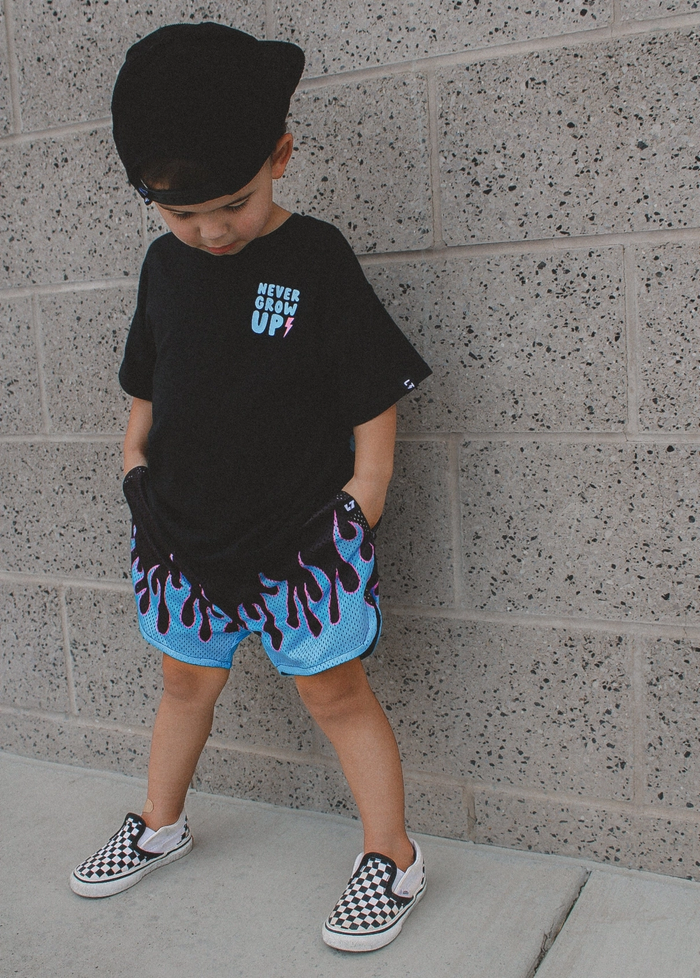 Never Grow Up T-Shirt Blue