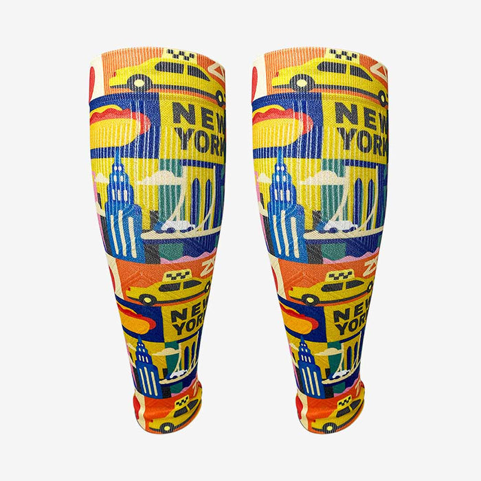New York Blocks Compression Leg SleevesLeg Sleeves - Zensah