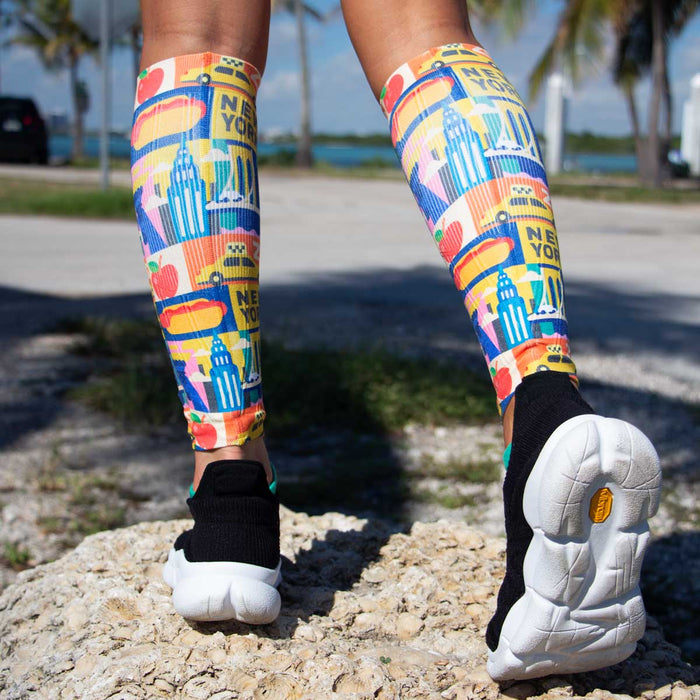 New York Blocks Compression Leg SleevesLeg Sleeves - Zensah